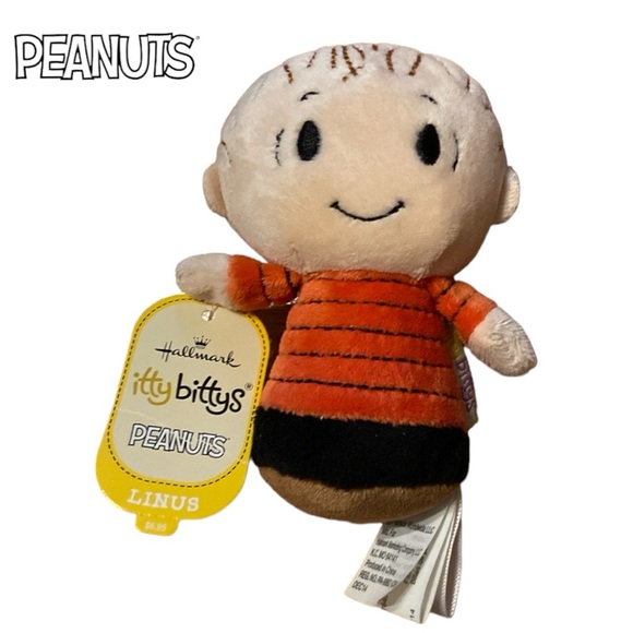 Hallmark Peanuts Linus Itty Bittys Collectible New w Tags - Picture 1 of 9